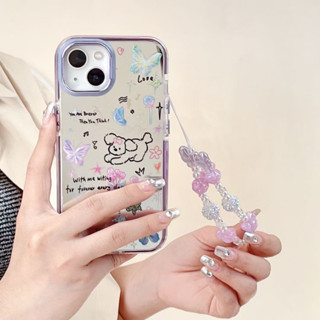 🎁ส่งของขวัญ🎁เคสไอโฟน 11 13 12 Pro Max น่ารัก ลูกสุนัข ผีเสื้อ เคส for ไอโฟน14 pro max soft case Iphone