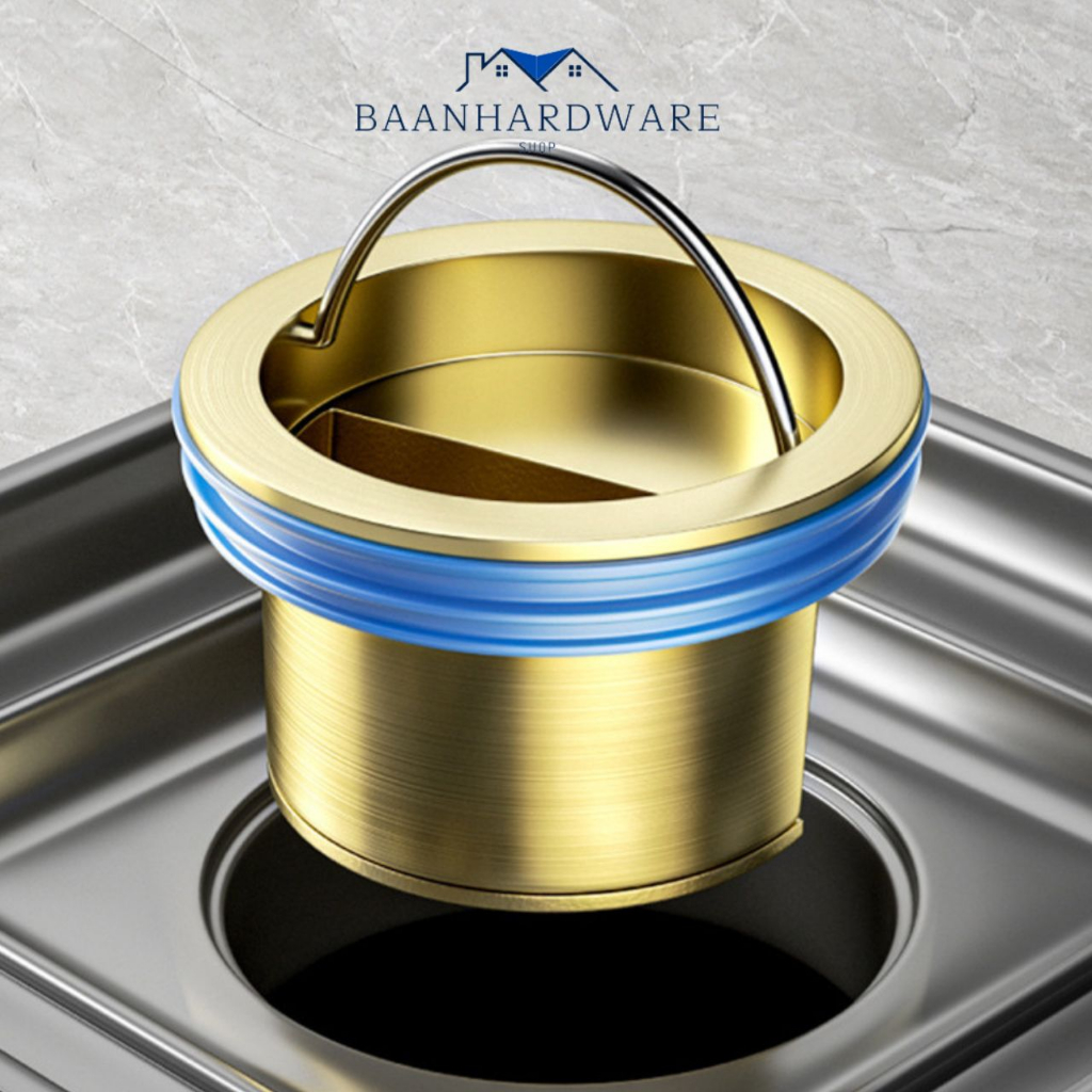 BAANHARDWARE จุกปิดท่อระบายน้ํา ฝาครอบท่อระบายน้ํา กันแมลง อุปกรณ์เสริม MA-J-044