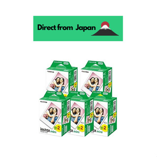 Fujifilm Cheki Film Instax Mini 2 แพ็ก Jp2 (20 แผ่น) X 5 ชุด [100 แผ่น]