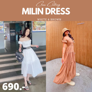 Milin Dress  [ชุดเดรสพร้อมส่ง] 💥ลด 10%💥 Chuu Clothing ✨