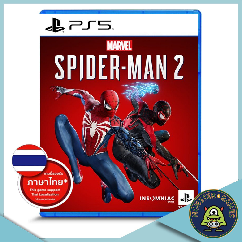 Marvel Spider-Man 2 Ps5 Game แผ่นแท้มือ1!!!!! (Spiderman 2 Ps5)(Spider man 2 Ps5)(Spider-man 2 Ps5)