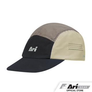 ARI WINDFLOW RUNNING CAP - BLACK/BROWN/BEIGE หมวกอาริ วินโฟล์ สีน้ำตาล