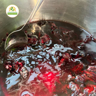 กระเจี๊ยบแดงอบแห้ง ตราชาดาสุวรรณ์ dried roselle hibiscus มาตรฐานโรรงานผลิต กระเจียบ กระเจี๊ยบแดง