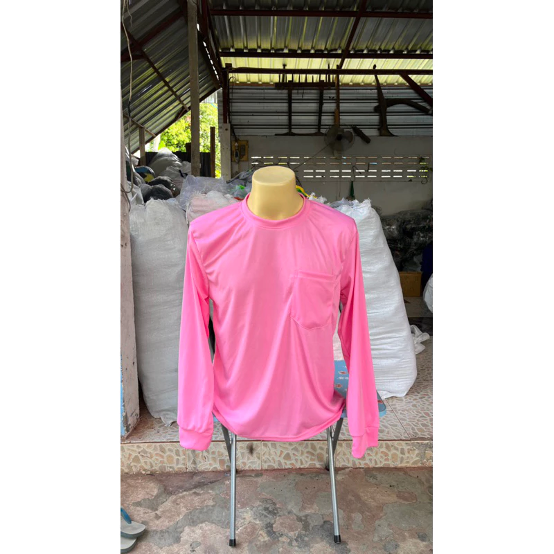 เสื้อคนงาน เสื้อแขนยาวคอกลม เสื้อกันแดด thumbnail 7