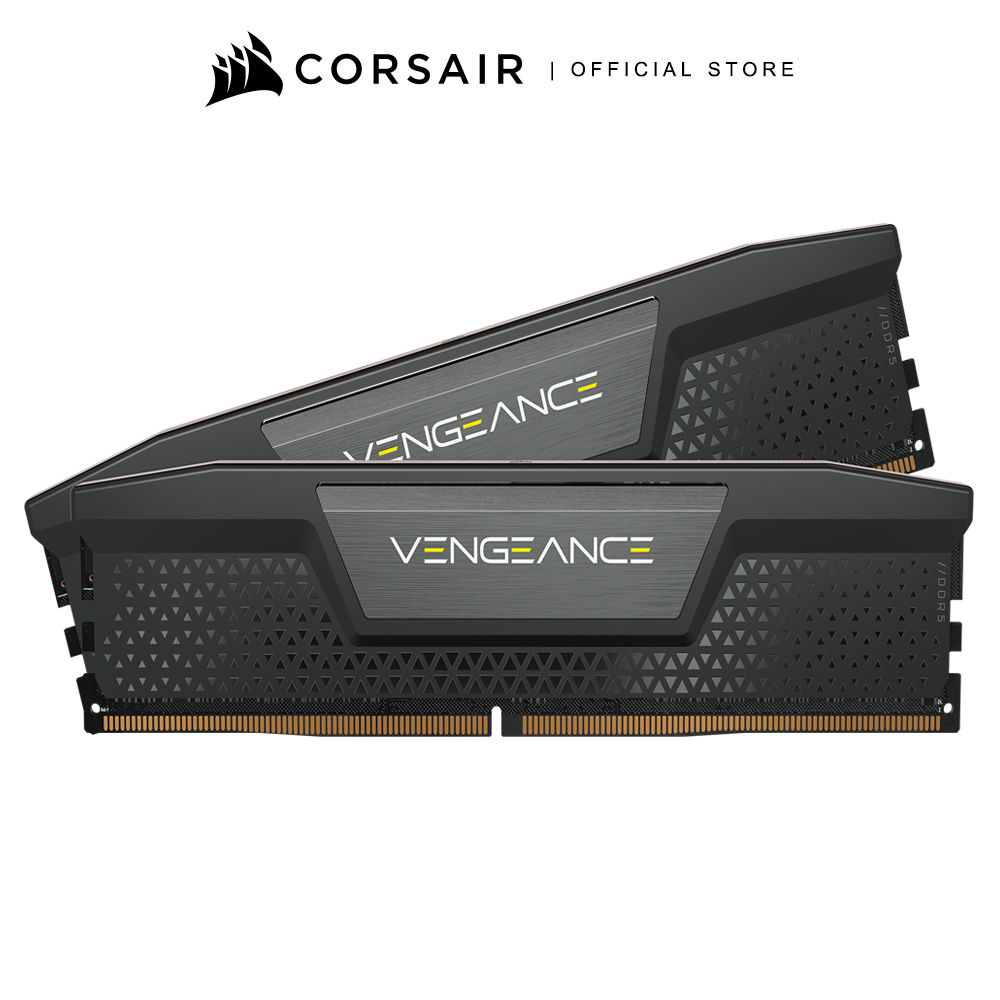 CORSAIR VENGEANCE 96GB (2x48GB) DDR5 6400MHz - แรมคอมพิวเตอร์ (RAM) สีดำ