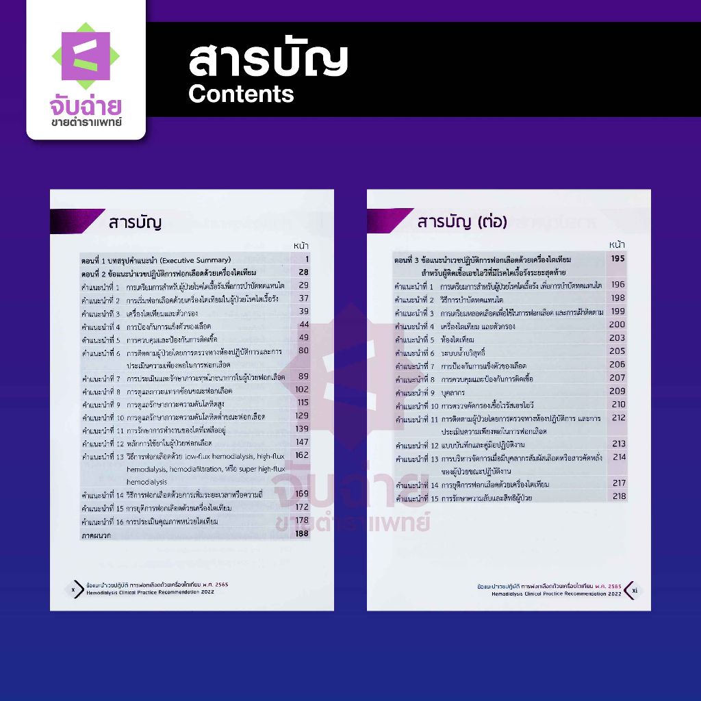 ข้อแนะนำเวชปฏิบัติการฟอกเลือดด้วยเครื่องไตเทียม พ.ศ.2565