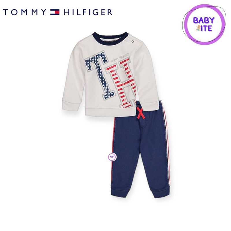(แท้ ) Tommy ชุดนอนเด็ก ชุดกันหนาวเด็ก ใส่ได้ทั้ง เด็กผู้ชาย เด็กผู้หญิง ไซส์ 12-24 เดือน