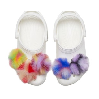 Jibbitz​ Crocs​ แท้ Dyed Puff 5 pack พร้อมส่ง‼️