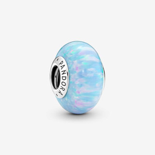 ⭐️(พร้อมส่ง)มูโอปอล์ PANDORA Opalescent Ocean Blue Charm ของเเท้100%