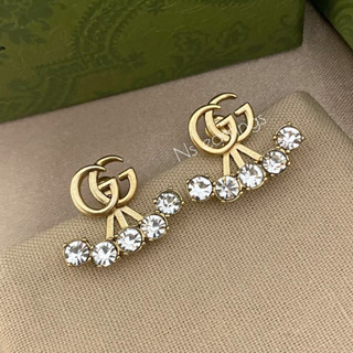 NS.EARRINGS | NS198 - Crystal Double G earrings