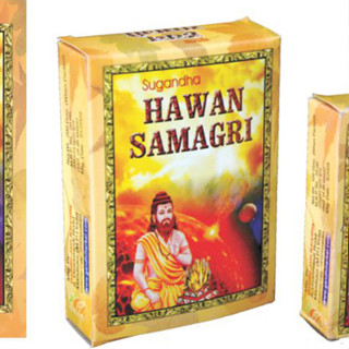 SUGANDHA Hawan Samagri 100gm |100% Pure and Natural | Mixture of Various Dried Herbal Roots and Leaves for Vedic Yagya