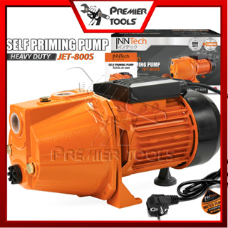 InnTech ปั๊มน้ำเจ็ทเดี่ยว ปั๊มน้ำเจ็ท 1แรงม้า 800W 1HP ปั๊มน้ำ Self Priming Pump รุ่นงานหนัก ปั๊มเจ็ท 1แรง รุ่น JET-800S