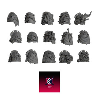 Warhammer 40k proxy parts shoulder pads02