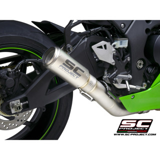 SC-Project ท่อไอเสียสำหรับ  KAWASAKI NINJA ZX-10R - RR (2021) | CR-T Muffler, Titanium