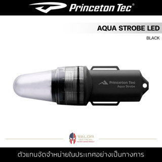 Princeton Tec - AQUA STROBE LED [ Black ] ไฟฉายกระพริบ 100ลูเมน ไฟกระพริบให้สัญญาณ กันน้ำ IPX8 ใช้ได้นาน 12hr