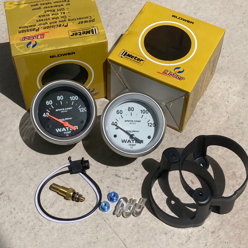 a.p.racing เกจวัดอุณหภูมิ Water Temp Oil temp Fuel press เกจขนาด 2.5 นิ้ว หน้าขาว,หน้าดำ