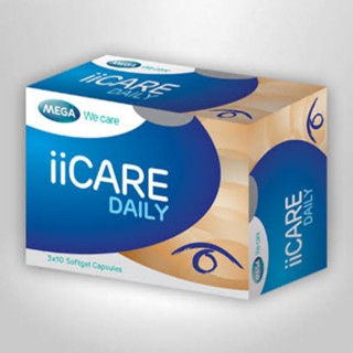 ii Care Daily Mega Wecare ไอไอแคร์ เดลี่ 3x10แคปซูล วิตามินดูแลดวงตา