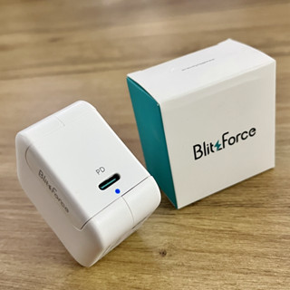 Blitzforce PD65W อะแดปเตอร์ชาร์จเร็วสำหรับ MacBook โน๊ตบุ๊ค แท็บเล็ต iPhone