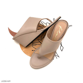 HaloBangkok รองเท้า Wedge Shoe หนังไมโครไฟเบอร์ รุ่น LA3358