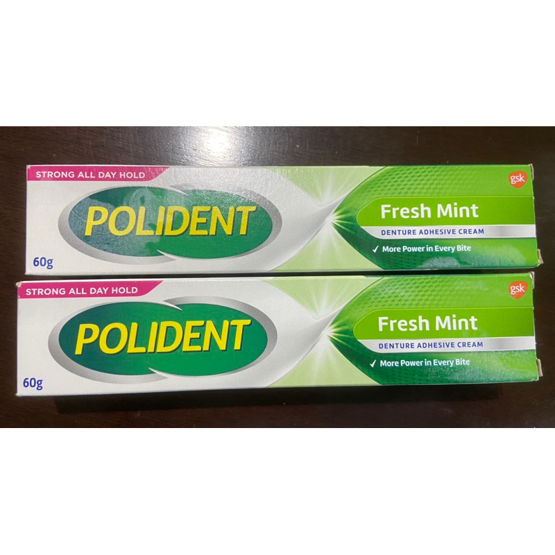 กาวติดฟันปลอม Polident Frash Mint (60 g)