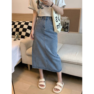 ลด25% โค้ด BP100PAY 🎀TWOHANDHII LIGHT JEANS SKIRT