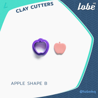 Apple Shape B Clay Cutter/ Clay Tools/ Polymer Clay Cutter/ แม่พิมพ์กดดินโพลิเมอร์รูปทรงลูกแอ็ปเปิ้ล B