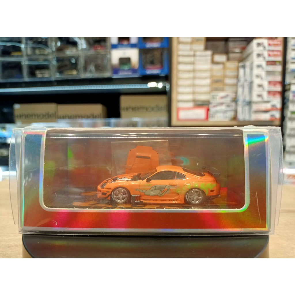 1/64 Toyota Supra JZX80 Orange F&F YM Model