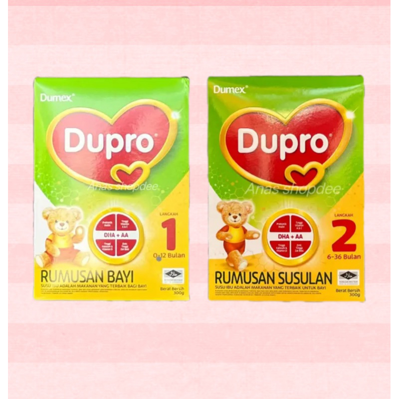 นมผง Dumex Dupro สูตร1 ขนาด300 กรัม