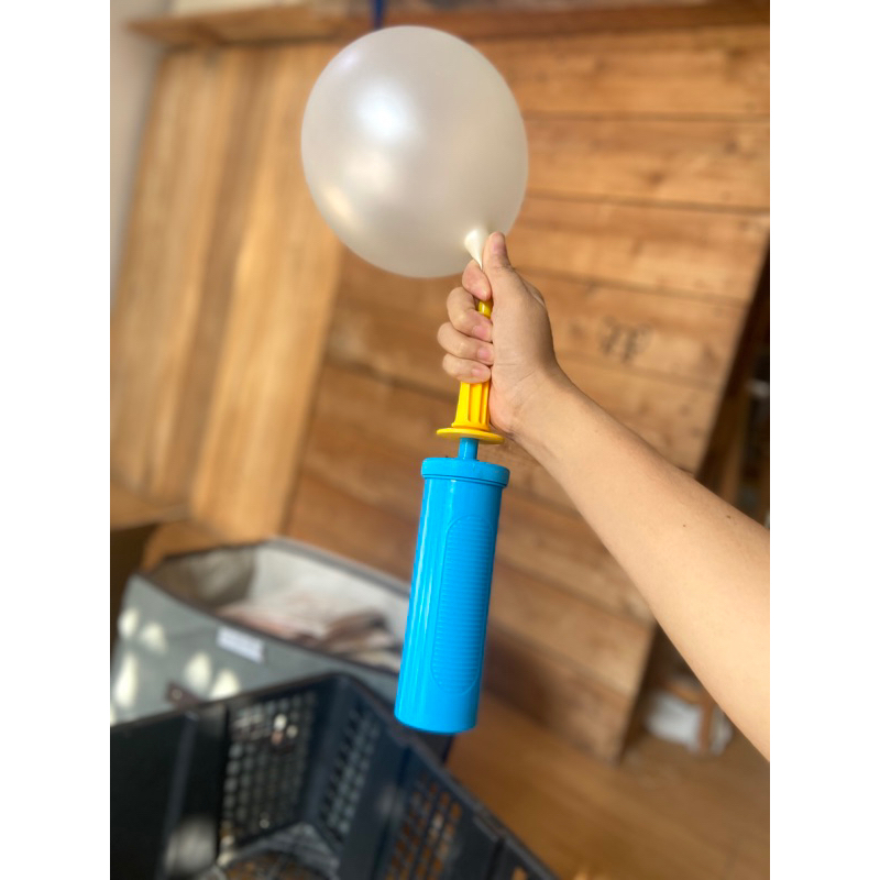 กระบอกสูบลม ที่สูบลมลูกโป่ง เจลติดลูกโป่ง  (พร้อมส่ง) - รูปที่ 4