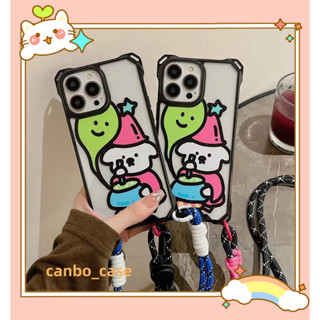 🎁ส่งของขวัญ🎁เคสไอโฟน สำหรับ 11 14 for iPhone Case 13 12 Pro Max การ์ตูน น่ารัก ตลก น่าสนใจ กันกระแทก เคสนิ่ม เคสโทรศัพท์