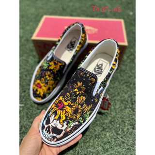 Vans Classic Slip On Beauty Skull (size36-44)