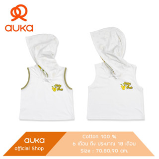 Auka .เสื้อแขนกุดมีหมวก Auka Enjoy Fresh