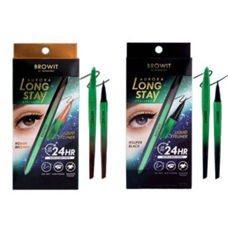 BROWIT AUROLA LONG STAY EYELINER.บราวอิท ออโรร่า ลอง สเตย์อายไลน์เนอร์ ขนาด 0.5 g.(1 ชิ้น)