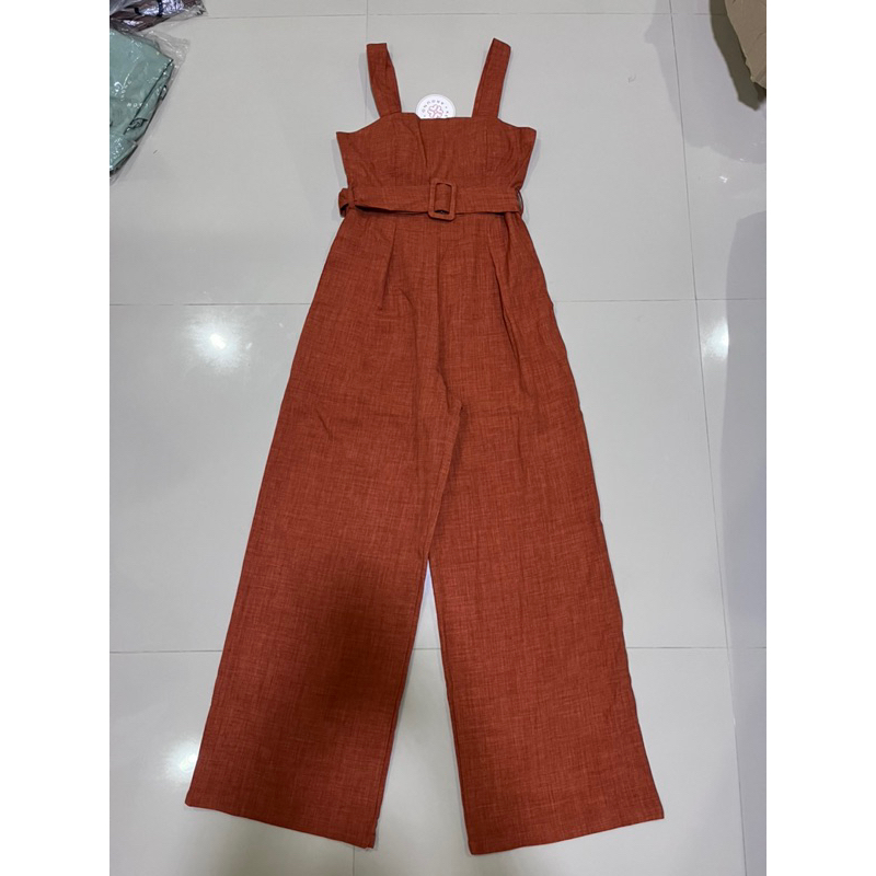 New Keep me around jumpsuit+belt size s