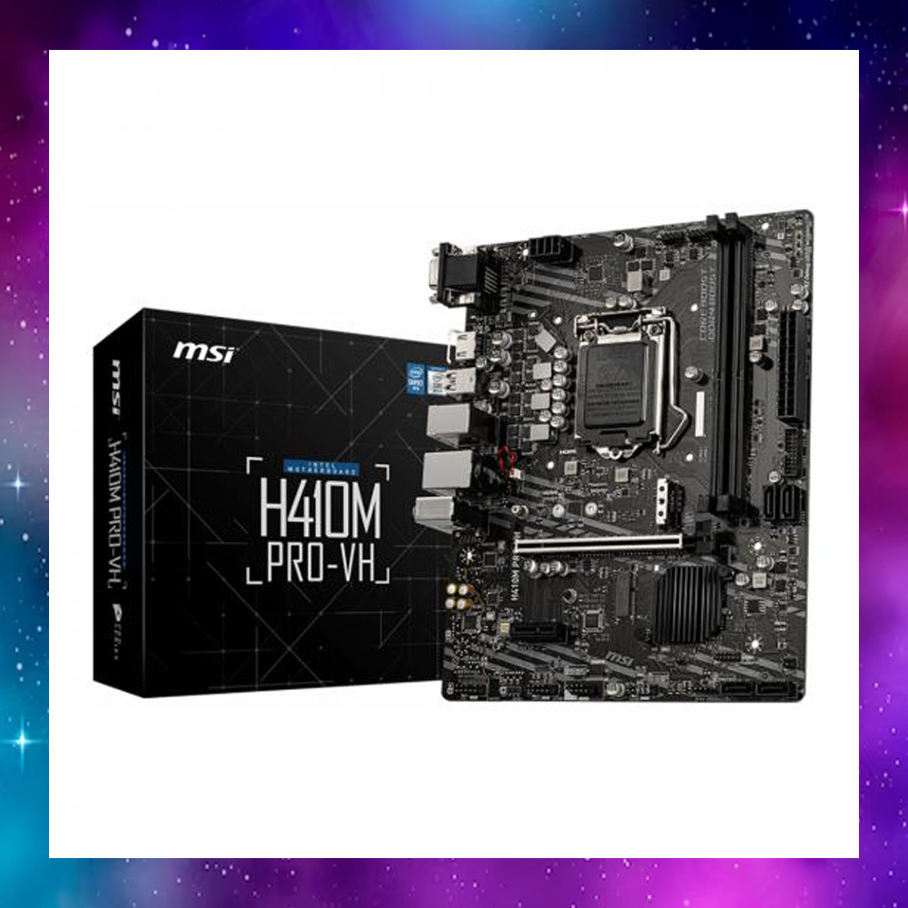 MAINBOARD (เมนบอร์ด) 1200 MSI H410M PRO-VH GEN10-11 ใช้งานปกติ