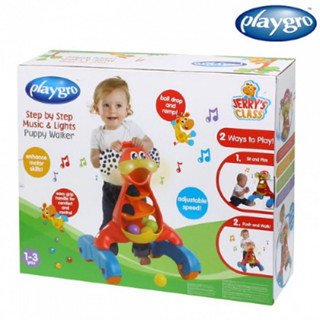 #พร้อมส่ง Playgro Step By Step Music&amp;Lights Puppy Walker