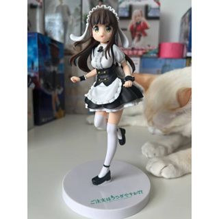 พร้อมส่ง - แท้จากญี่ปุ่น ฟิกเกอร์มือ 2 [Is the order a rabbit?] BLOOM Premium Figure 🧡"Chiya" 🧡Fururu Uniform Ver.