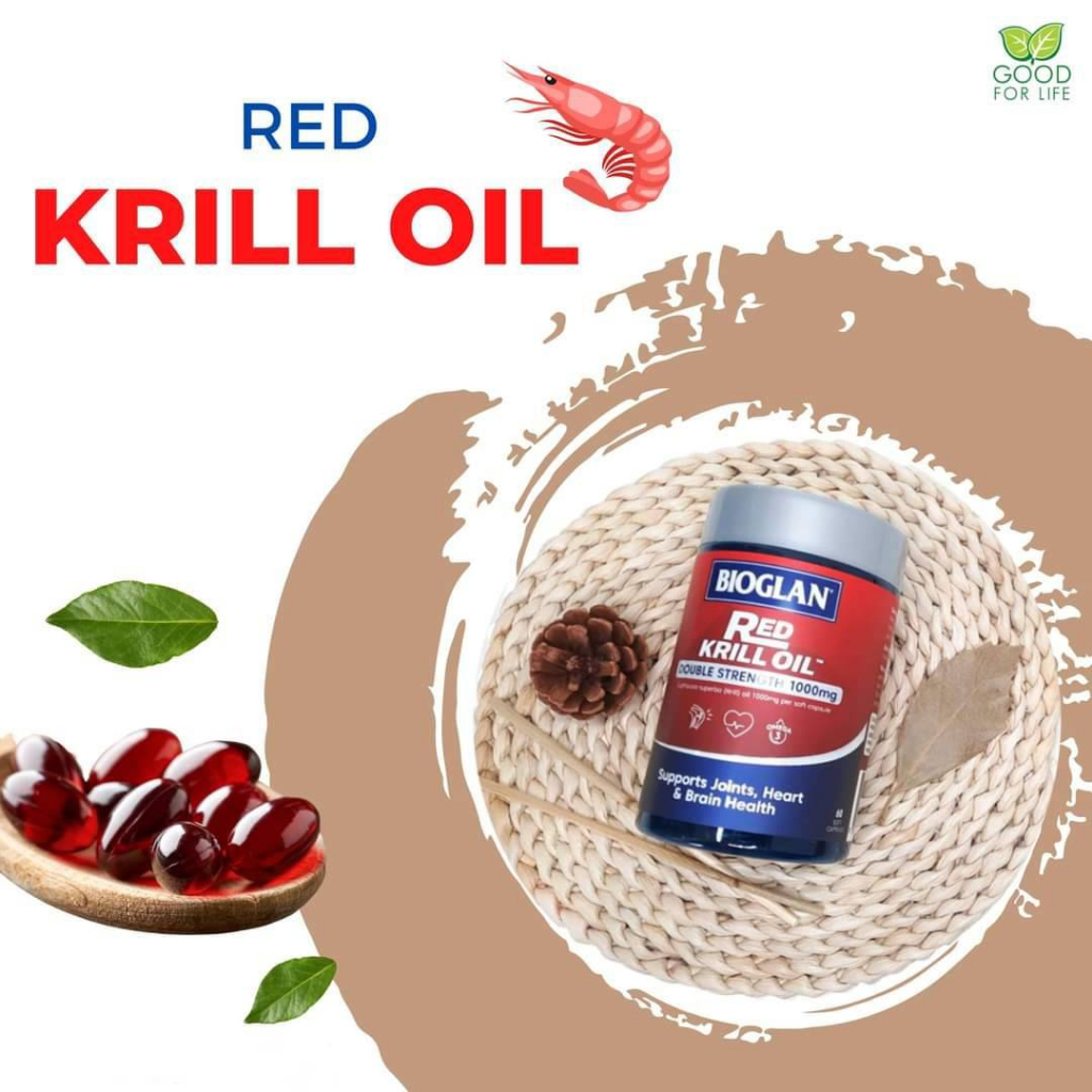 Bioglan Red Krill Oil 1000 mg 60 Capsule