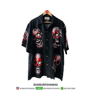 WACKO MARIA HAWAIIAN SHIRT "Oni Skull"