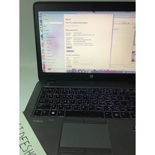 NOTEBOOK HP i5 HP Elite book 840G2/Cellular use sim Core i5-5300U Gen 5 Cpu2.30GHz/DDR3L 8GB/SSD 256 GB/2-3ชม/โน้ตบุ๊คi5