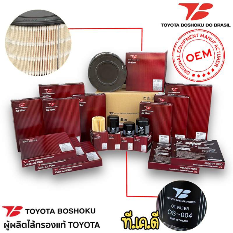 TKD กรองแอร์ Toyota Altis ปี19-23 Fortuner Revo CHR Innova Crysta Alpard Camry / 87139-0K060/CP002 Toyota Boshoku - รูปที่ 7