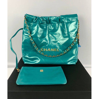 Chanel 22 Small handbag(Ori) 📌size 34.5x37x8 cm. 📌สินค้าจริงตามรูป งานสวยงาม หนังแท้