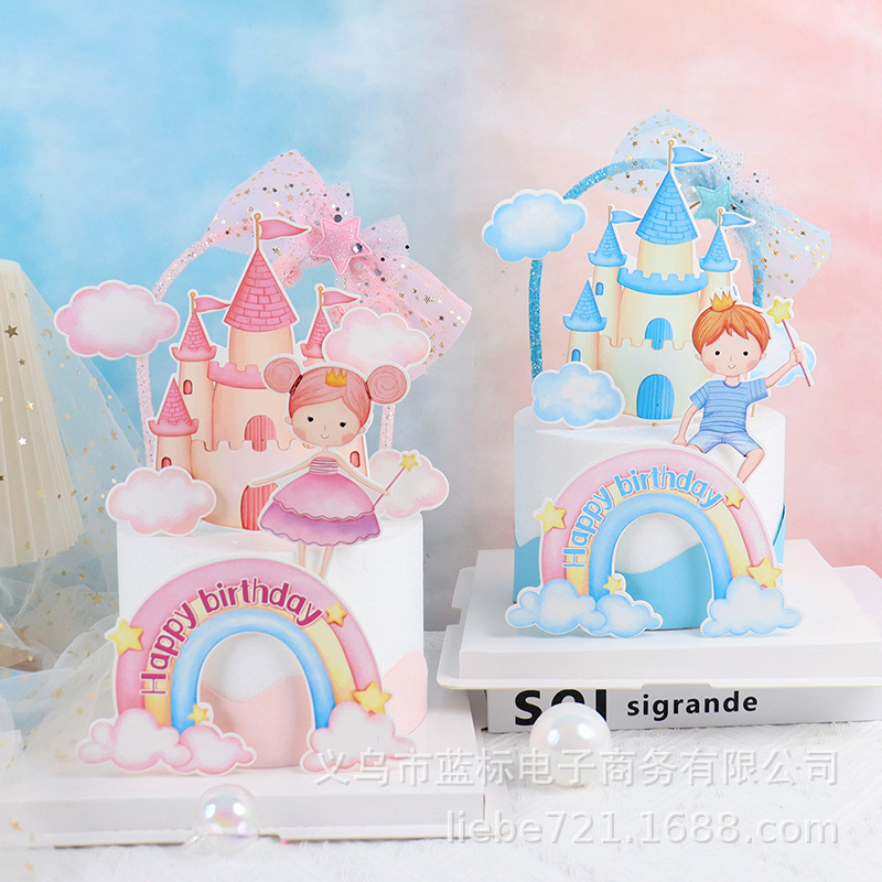 A785 ป้ายปักเค้ก อุปกรณ์ตกแต่งเค้ก Angle นางฟ้า เทพธิดา สินค้าพร้อมส่งในไทย