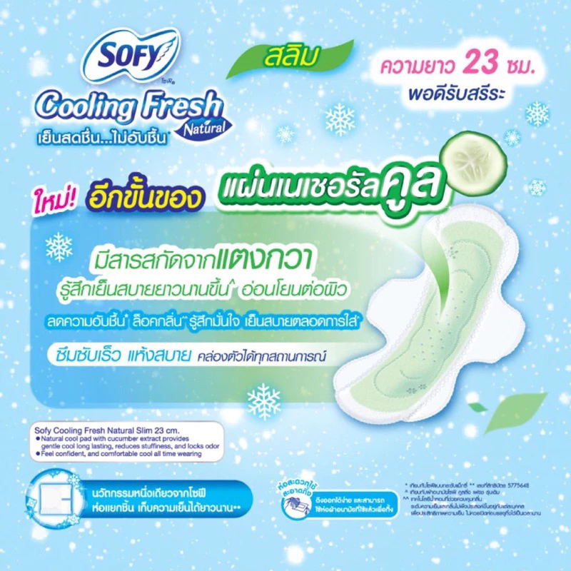 Sofy Laurier ผ้าอนามัย กลางคืน-กลางวัน หนานุ่ม ยกแพค 12 ห่อ thumbnail 9