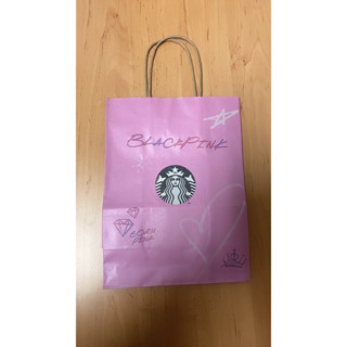 ถุงกระดาษสตาร์บัค starbucks blackpink