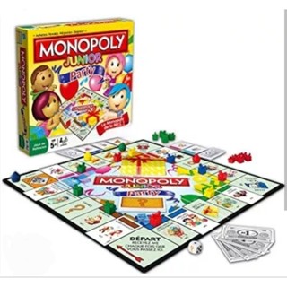 Monopoly Junior Party Board Game โมโนโพลีจูเนียร์ ปาร์ตี้ สำหรับเด็ก