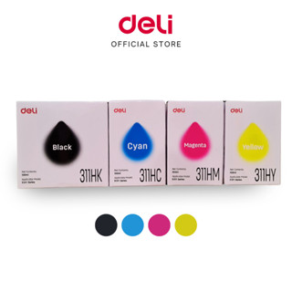 ชุดหมึกเติม DELI INKJET D311NW ขนาด 100ML. (จำนวน 4 สี)