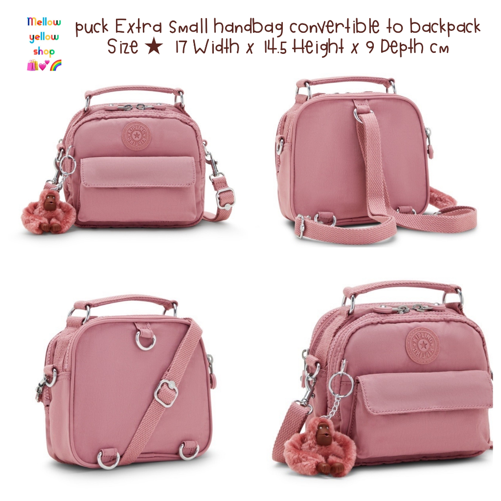 Kipling puck Extra small handbag convertible to backpack