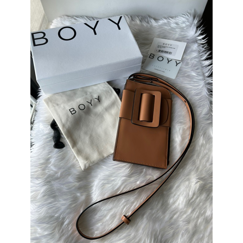 Used  BOYY Phone Case With Strap แท้ 100%