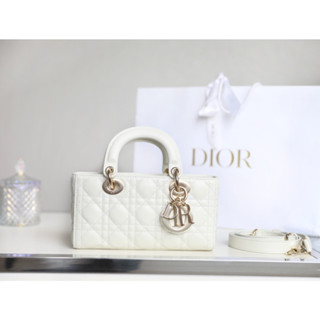 🍒DIOR BAG DIOR LADY D-JOY MICRO BAG🍒กระเป๋าถือสุภาพสตรีใบเล็ก